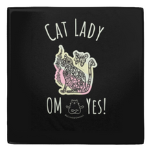 Load image into Gallery viewer, cat mom magnets spiritual crazy cat lady allie for the soul art namaste cat lovers