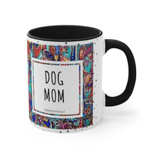 Load image into Gallery viewer, Dog Mom with Heart Art Coffee Mug, 11oz - 3 Colors