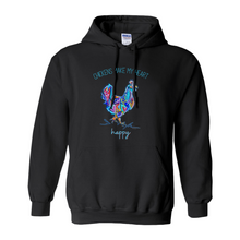 Load image into Gallery viewer, Chickens Make My Heart Happy Hoodie (No-Zip/Pullover) - 3 Colors