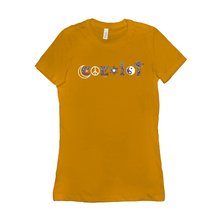 Load image into Gallery viewer, COEXIST Heart Art Women's SLIM FIT Short Sleeve T-Shirts - 4 Colors