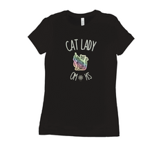 Load image into Gallery viewer, Cat Lady, OM YES! SLIM Fit Women's T-Shirts - 5 Colors