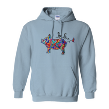 Load image into Gallery viewer, Be Love Pig Shaped Heart Art Hoodies (No-Zip/Pullover) - 5 Colors