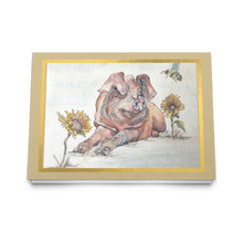 Load image into Gallery viewer, Jolene Pig Rescue Greeting Cards from Original Watercolor Painting; Set of 10, 30, 50
