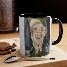 Load image into Gallery viewer, Baby Piglet Accent Coffee Mug, 11oz - 2 Colors