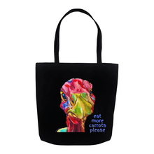 Load image into Gallery viewer, Turkey Art Vegan Tote Bag - Black