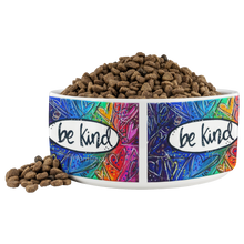 Load image into Gallery viewer, Be Kind Pet Bowl - White