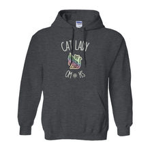Load image into Gallery viewer, Cat Lady, OM Yes Hoodie (No-Zip/Pullover) - 3 Colors