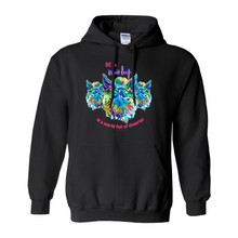 Load image into Gallery viewer, Be a Fruit Loop Hoodie (No-Zip/Pullover) with Colorful Pig Portrait - 3 Colors