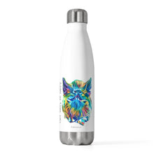 Load image into Gallery viewer, Don't Worry, Be Happy!  Hans2 Colorful Pig Art 20oz Insulated Bottle