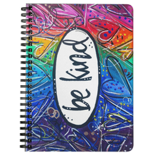 Load image into Gallery viewer, Be Kind Notebook Journal Black
