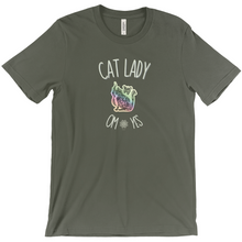 Load image into Gallery viewer, Spiritual Cat Lady T-Shirts OM Yes! UNISEX Comfort Fit 5 Colors