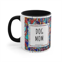 Load image into Gallery viewer, Dog Mom with Heart Art Coffee Mug, 11oz - 3 Colors