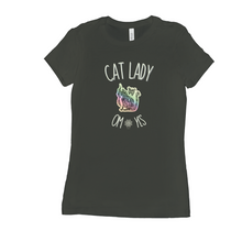 Load image into Gallery viewer, Cat Lady, OM YES! SLIM Fit Women's T-Shirts - 5 Colors
