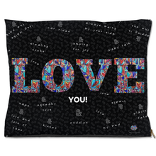 Load image into Gallery viewer, LOVE YOU & Everything your dog Loves Dog Bed