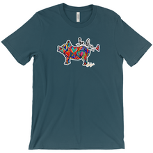 Load image into Gallery viewer, Pig Love UNISEX T-Shirt with Allie for the Soul Heart Art - 7 Colors