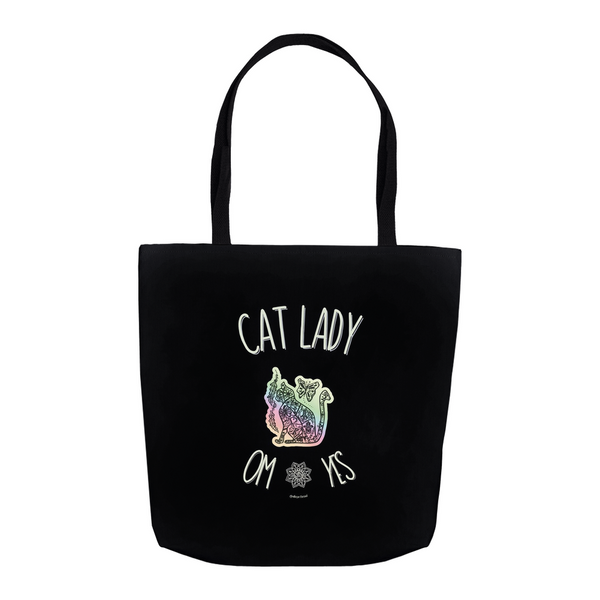 crazy cat lady namaste tote bag allison luci allie for the soul