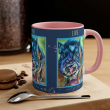 Load image into Gallery viewer, Nester Pig Portrait Inspirational Mug Live What you Love - Coffee Mug - 2 colors