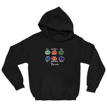 Load image into Gallery viewer, Pig Snouts with Names Unisex Hoodies (Youth Sizes) - 3 Colors