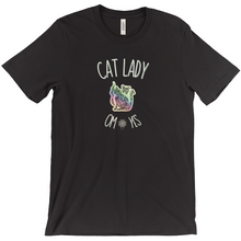 Load image into Gallery viewer, Spiritual Cat Lady T-Shirts OM Yes! UNISEX Comfort Fit 5 Colors