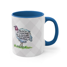 Load image into Gallery viewer, Turkey Love with Mother Teresa Quote Accent Coffee Mug, 11oz - 3 Colors