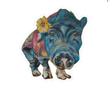 Load image into Gallery viewer, Grandma Lucy Pig Rescue Art Sticker
