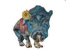 Load image into Gallery viewer, Grandma Lucy Pig Rescue Art Sticker