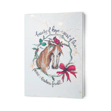 Load image into Gallery viewer, Beauty of Hope • Spirit of Love Holiday Cards Animal Lover Horse Cardinal