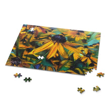 Load image into Gallery viewer, Black Eyed Susan Jigsaw Puzzle Art
