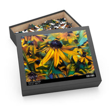 Load image into Gallery viewer, Black Eyed Susan Jigsaw Puzzle Art