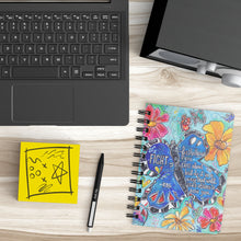 Load image into Gallery viewer, Butterflies & Flowers Motivational Journal RBG Quote Notebook