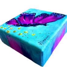 Load image into Gallery viewer, Inspire 4" x 4"Butterfly Painting - Original - Butterfly Spring Collection