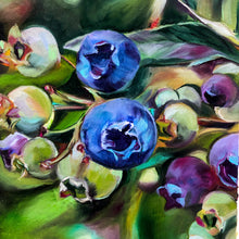 Load image into Gallery viewer, "Blueberry Girl" Original Oil Painting 8" x 10" on Paper