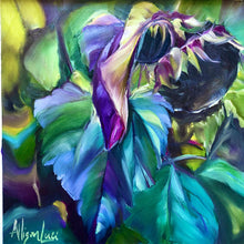 Load image into Gallery viewer, "Live Deeply" Original Oil Painting 6" x 6" on Gessoboard