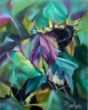 Load image into Gallery viewer, Embracing the Moment Original Oil Painting 8" x 10" on Cradleboard