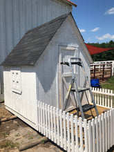 Load image into Gallery viewer, She Shed Birdhouse Ornament with Little Fence