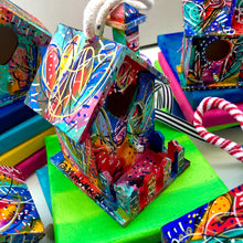 Load image into Gallery viewer, She Shed Birdhouse Ornament with Little Fence
