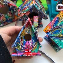 Load image into Gallery viewer, Love Nest MINI Birdhouse Ornament