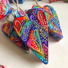 Load image into Gallery viewer, Heart Art on a Heart Ornament