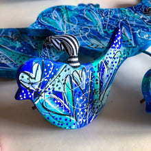 Load image into Gallery viewer, Blue Bird Ceramic Ornament
