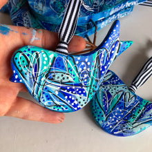Load image into Gallery viewer, Blue Bird Ceramic Ornament