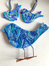Load image into Gallery viewer, Wooden Blue Bird of Love
