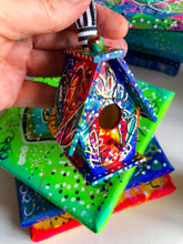 Load image into Gallery viewer, Love Nest MINI Birdhouse Ornament