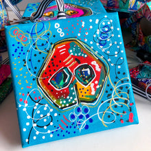 Load image into Gallery viewer, Fiesta Pig Snout Art - Turquoise