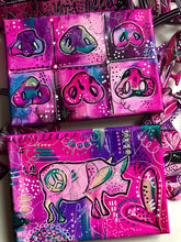 Load image into Gallery viewer, Peace Pig LOVE Collection Original Art 5" x 7" FREE Shipping