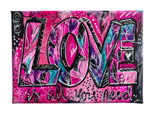 Load image into Gallery viewer, All you Need is LOVE Collection Original Art 5" x 7" FREE Shipping