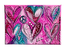 Load image into Gallery viewer, ON SALE My Heart to Yours LOVE Collection Original Art 5" x 7" FREE Shipping