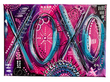 Load image into Gallery viewer, XOXO LOVE Collection Original Art 5" x 7" FREE Shipping