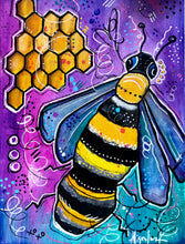 Load image into Gallery viewer, Bee Paint Workshop - Make Your Own Happy Paint Along 3/31/23 &/or 4/2/23