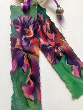 Load image into Gallery viewer, Pink Iris Bookmark Painting Oil on Paper