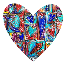 Load image into Gallery viewer, Never Too Much Love - Heart Art Print